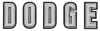 1968 "DODGE" Coronet Grill Emblem Letter Set