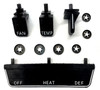 Heater Control Knob Kit 68-70 B Body 