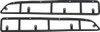 Gaskets Hood Inserts 68 Barracuda 