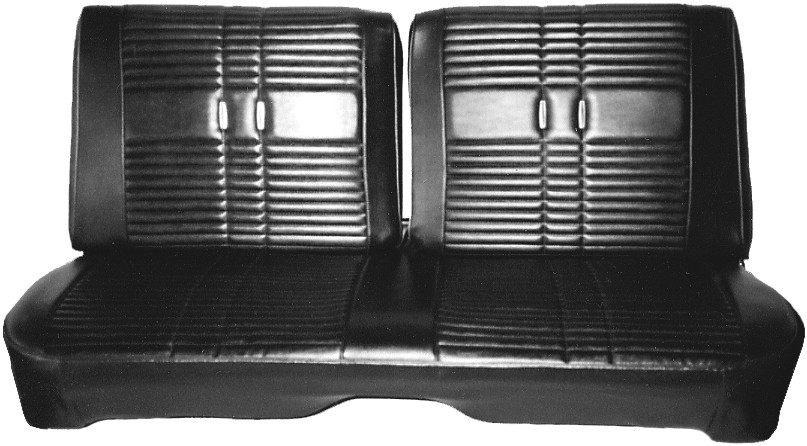 1968 Satellite & Roadrunner Rear Bench Decor Package