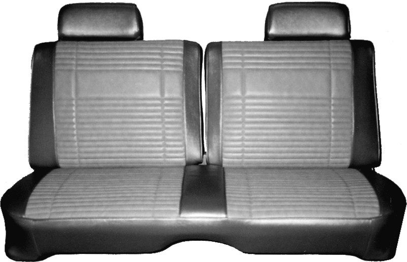 1969 Satellite & Roadrunner Front Split Bench Decor Package