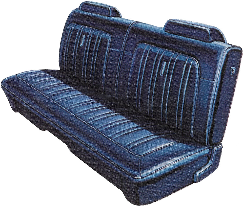 1974 Satellite Sebring & Roadrunner Front Split Bench Deluxe Style