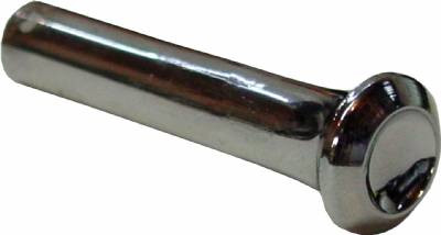 Door Lock Knob 64-74 All Models Chrome Each