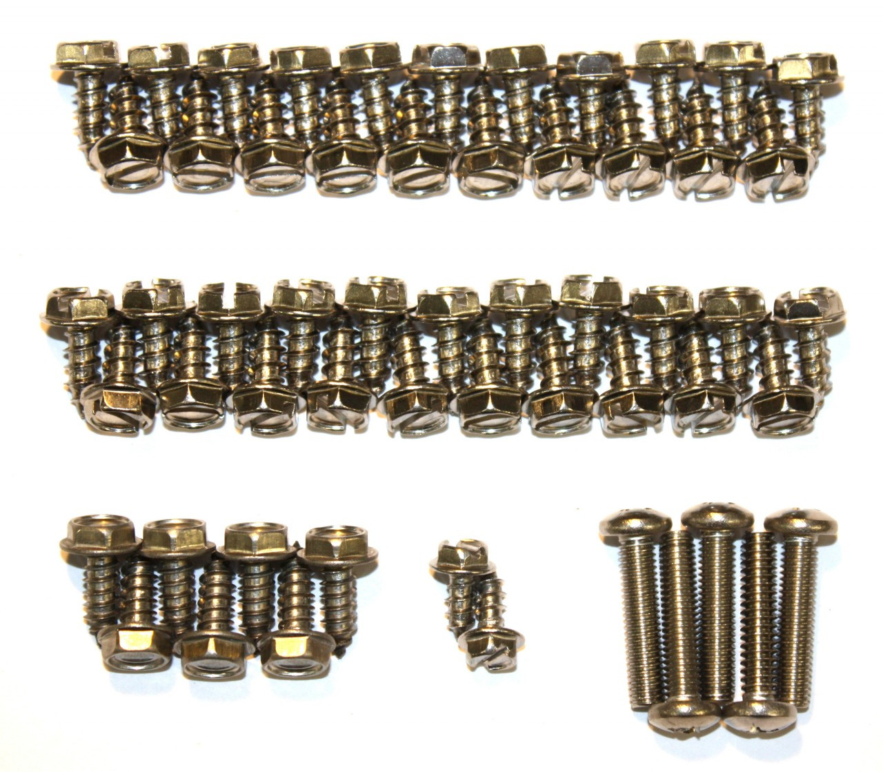 Screw Set Heater Box 66-70 B Body W/O AC