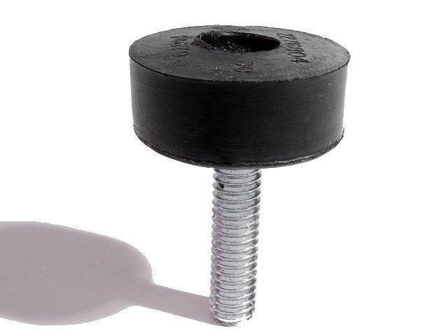 Rubber Bumper with stud Hood 66-76 All Mopar