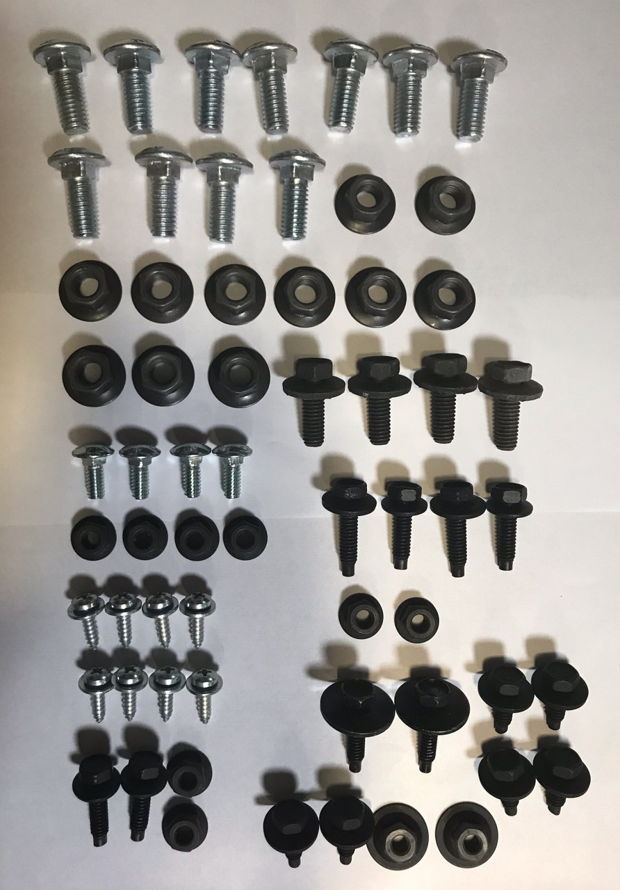 Bolt Kit Bumper Front 70 Charger - 62 Pcs