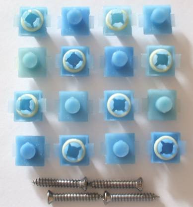 Rocker Moldings Clip Kit 67-69 A Body & 71-73 B Body