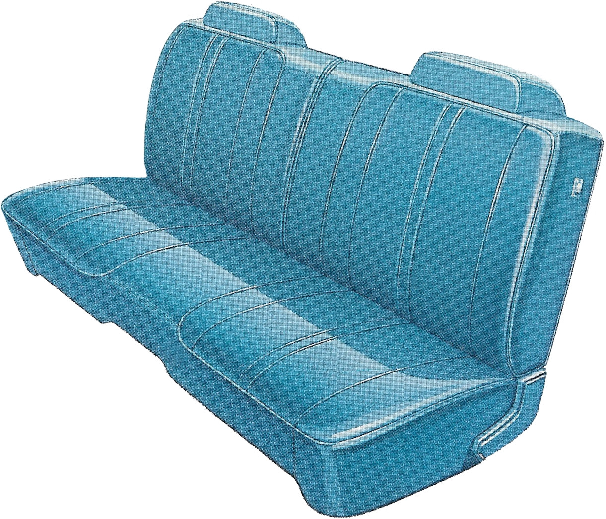 1971 Satellite & Roadrunner Front Split Bench Standard