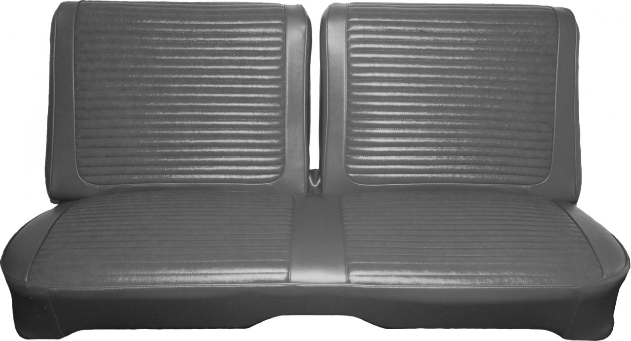 1966 Coronet 440 Rear Bench NOS Met. Red/Met. Red