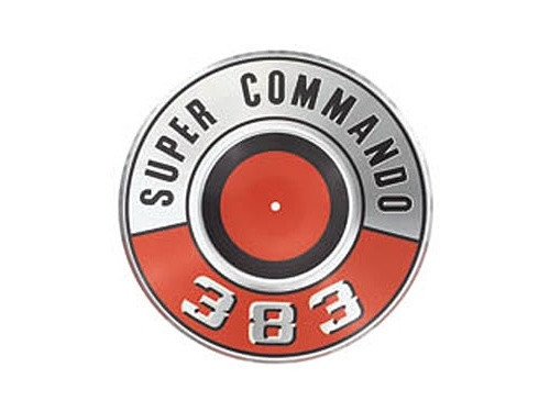 Air Cleaner Pie Tin 69-71 Orange 383 Super Commando