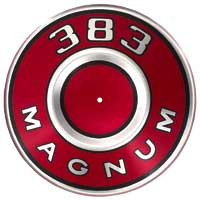 Air Cleaner Pie Tin 67-68 Red 383 Magnum