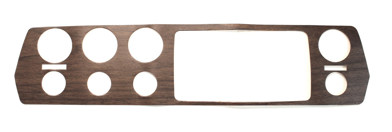 Woodgrain Dash 72-76 Dart Duster Dash w/Seat Belt & Brake Warning Lights