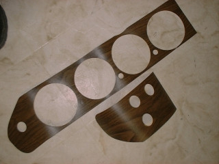 Woodgrain Dash 71-74 E Body 3 Switch