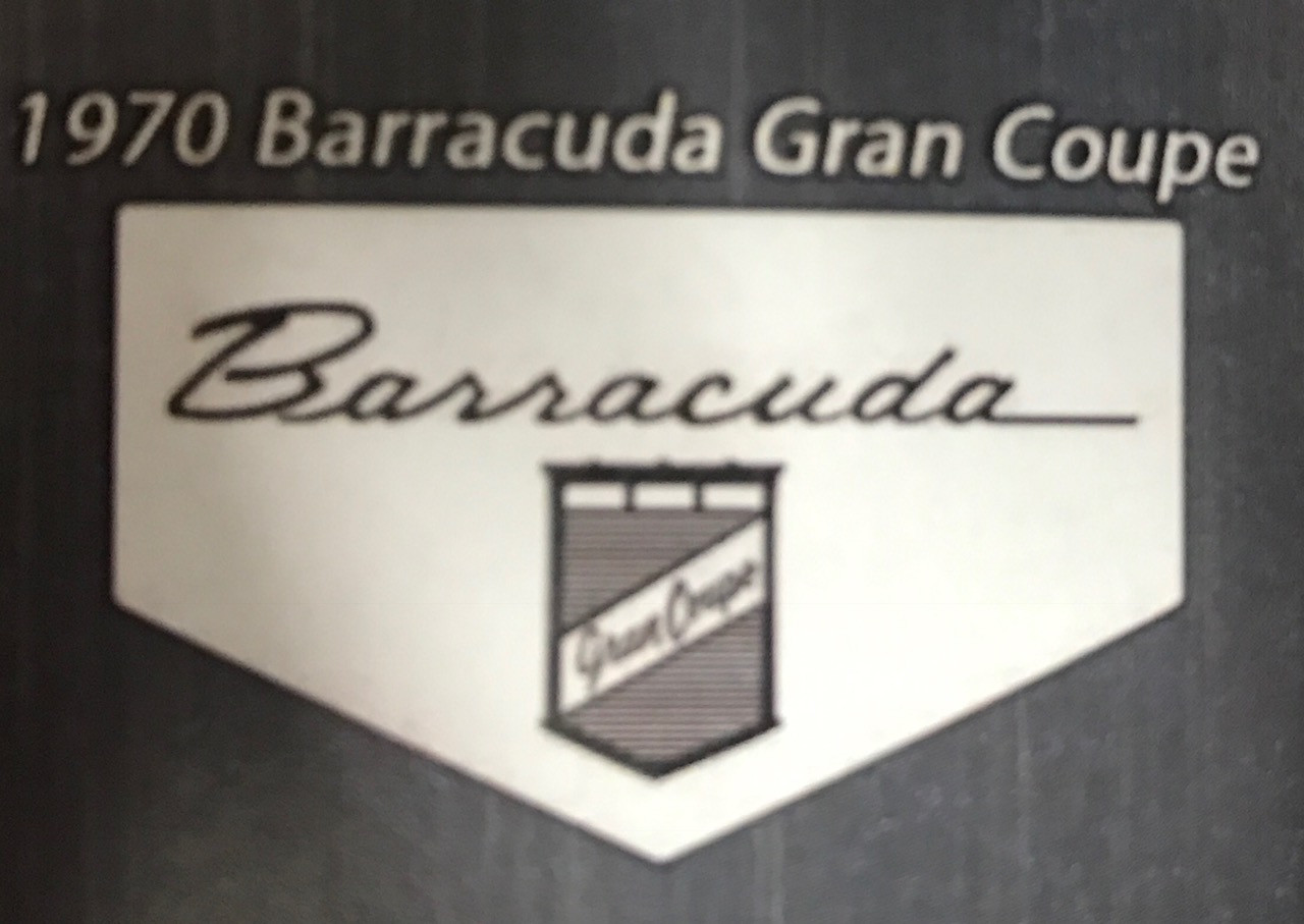 70 Barracuda Gran Coupe