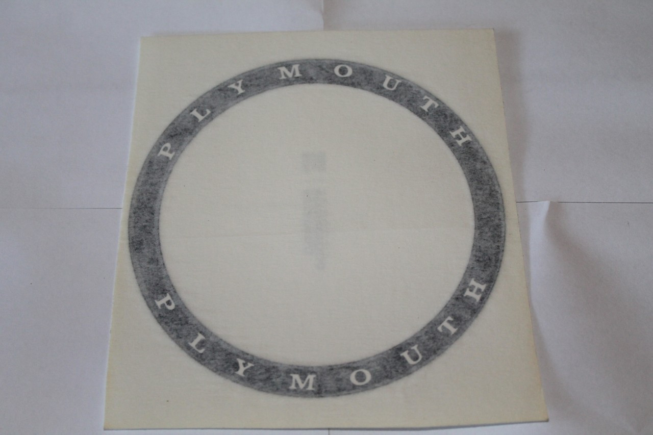 1971 Roadrunner "Header Panel" Circle Decal