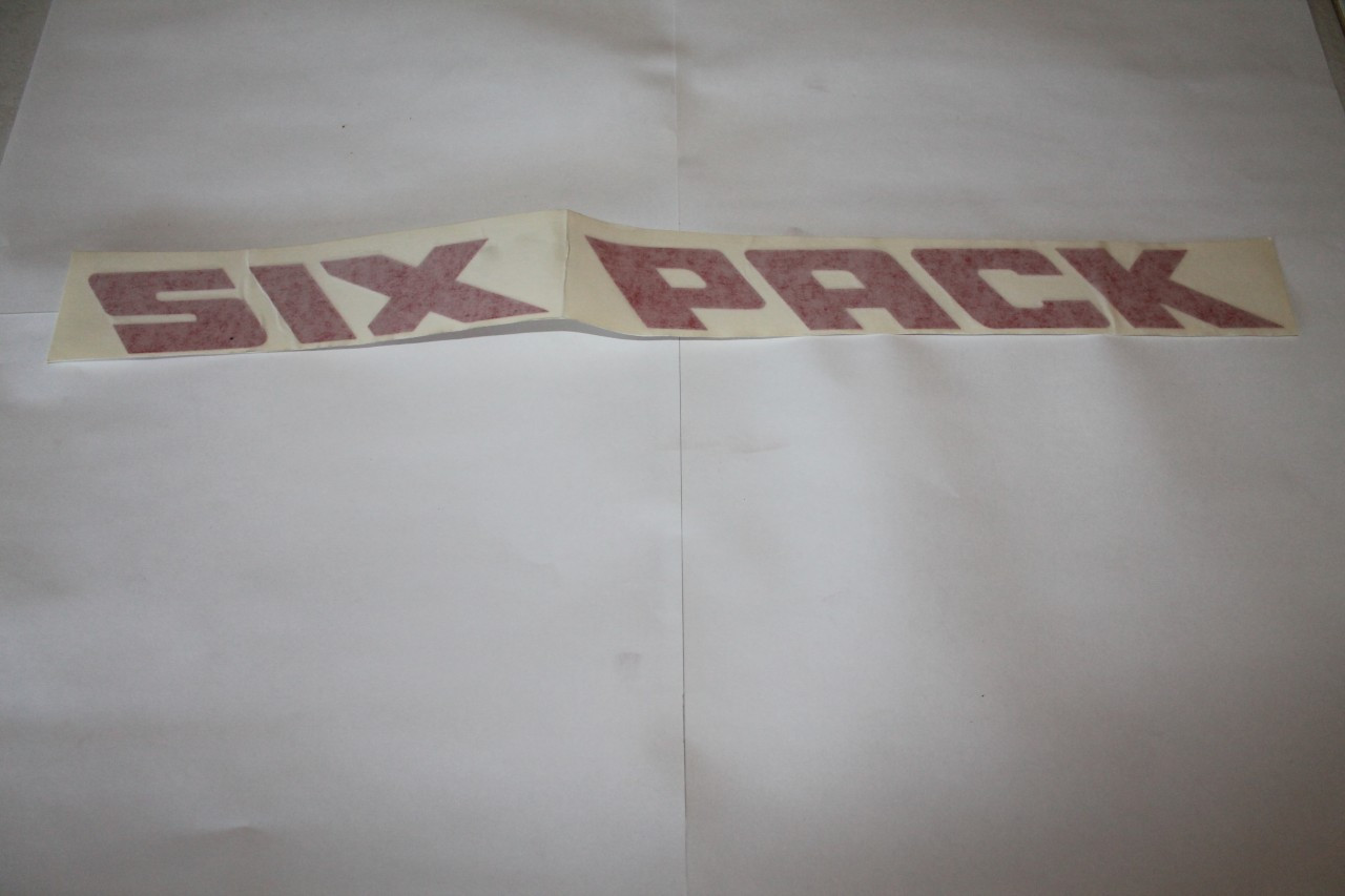 1969 Superbee Glass Hood "Six Pack" Hood Scoop Pair