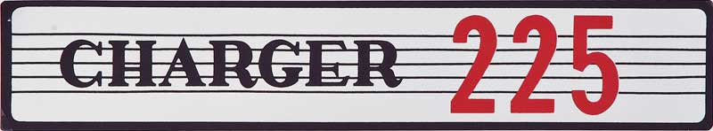 Decal Air Cleaner 63-69 Dodge "Charger 225"