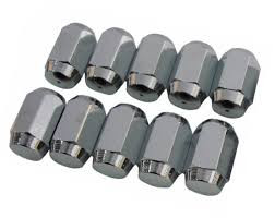 Lug Nut Set of 10 RH Thread All 62-76 Mopar 1/2 x 20 w/Dimple
