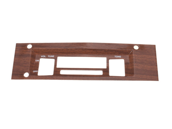 Radio Bezel 69 B Body w/AM/FM Radio & Woodgrain 