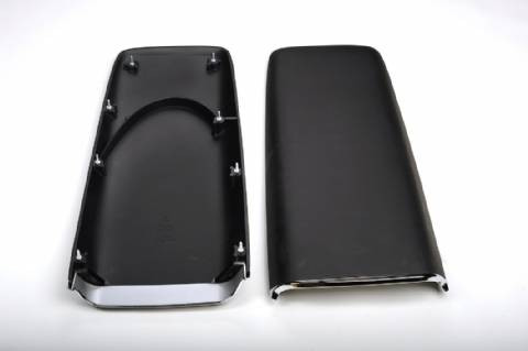 Twin Hood Scoops with Chrome Bezels 69-72 A & B Body