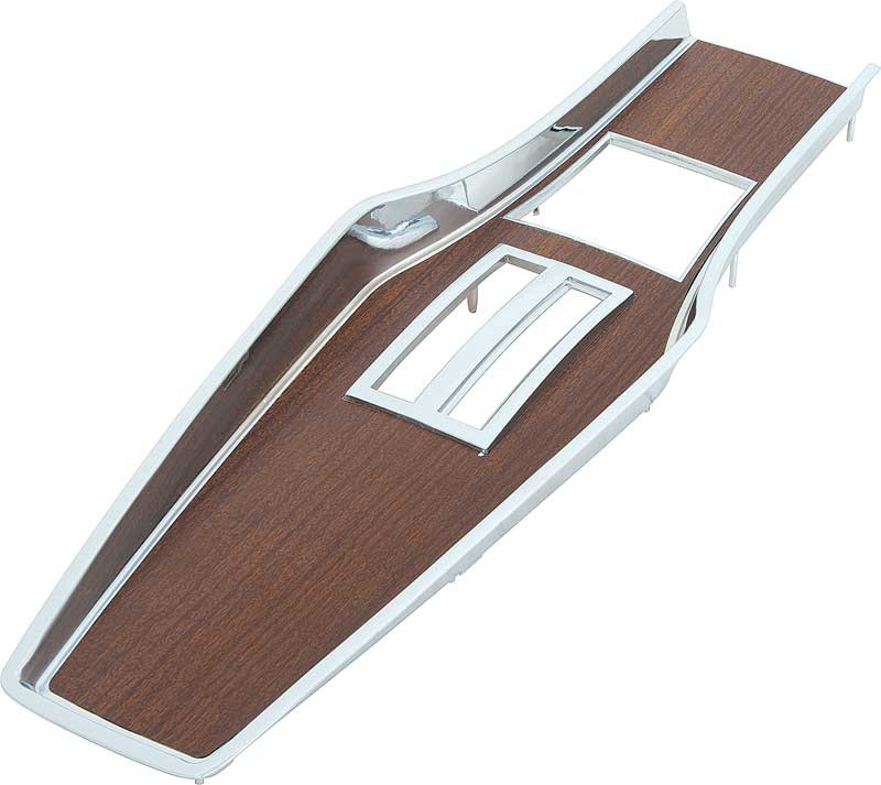 Console Top Plate 69-76 A Body w/Auto & Woodgrain