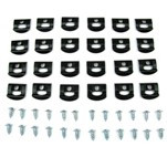Rear Window Molding Clip Set 64-65 B Body Hdtp