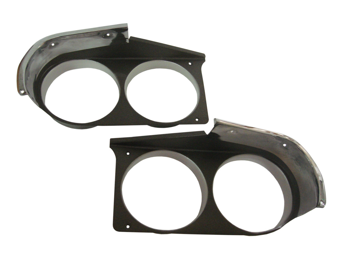 Headlight Bezel 70 Challenger Black - Pair