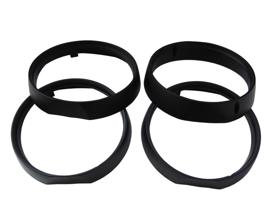 Headlight Bezel 71 Cuda Black Set of 4