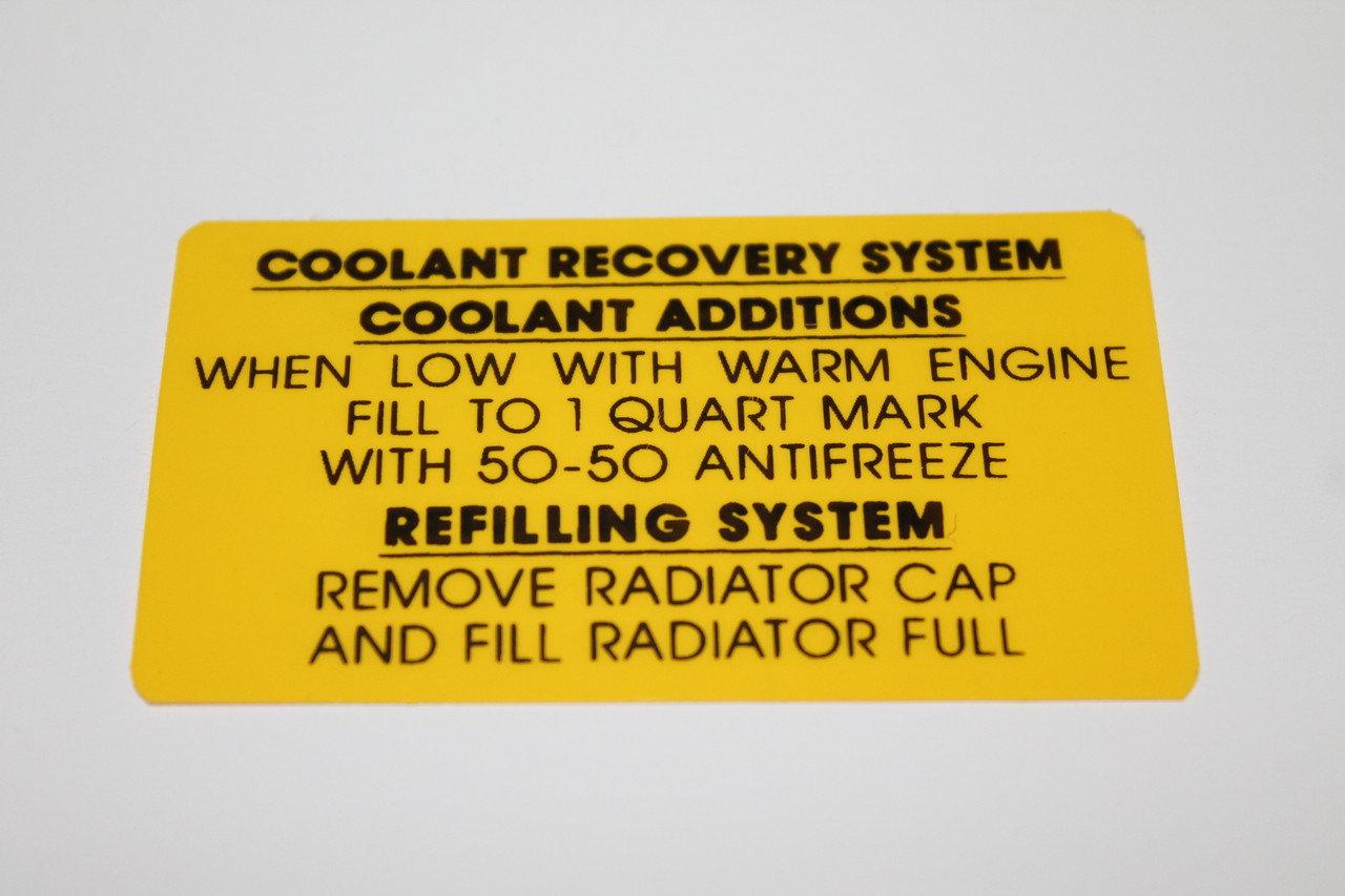 Coolant Recovery System 73 Chrysler 400