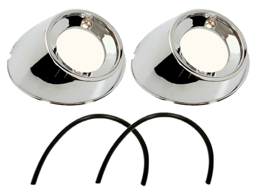 Back Up Lamp Bezels 67 Barracuda 