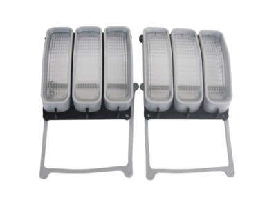 1971-72 Plymouth Duster Shark Tooth Grille Park Light Lenses