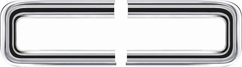 Tail Light Bezels "C" Moldings 66-67 Charger