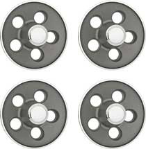 Rallye Wheel Center Caps Small Bolt Pattern 71 (Set of 4)