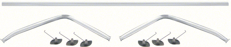 Moldings Set Trunk & Quarter "C" 70 Challenger 3 Pc