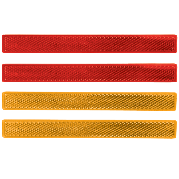 Side Marker Reflector Set Front & Rear 70-71 Barracuda 