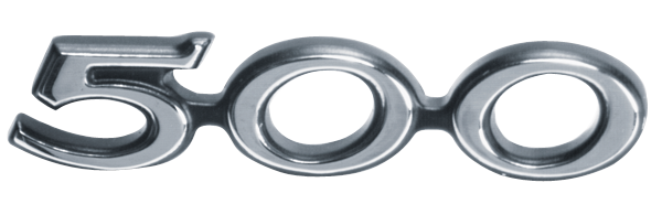 Emblem Fender 69-70 Coronet "500" & Emblem Grille 69 Charger "500"