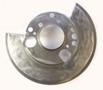 Disc Brake Shields Smooth Pair 70-72 Barracuda & Challenger