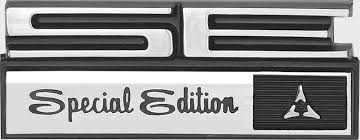 Emblem Quarter Panel 67 Coronet 500 & R/T & 70 Charger 500 & R/T "SE"
