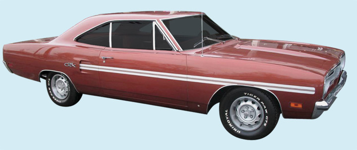 1970 GTX Mid Body Side Stripe Kit