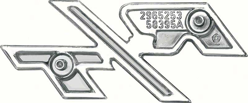 Emblem Tail Panel 70 Charger R/T "R/T"