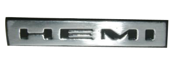 Emblem Trunk 67-69 Plymouth B Body "Hemi"
