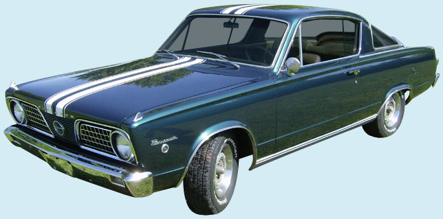 1966 Barracuda Stencil/Vinyl Stripe Kit