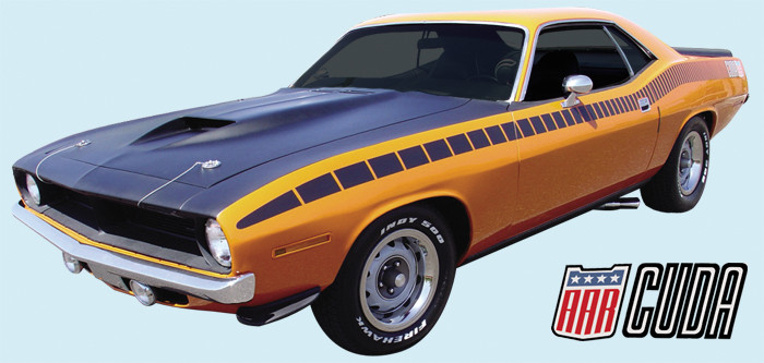 1970 AAR Cuda Side Stripe Kit