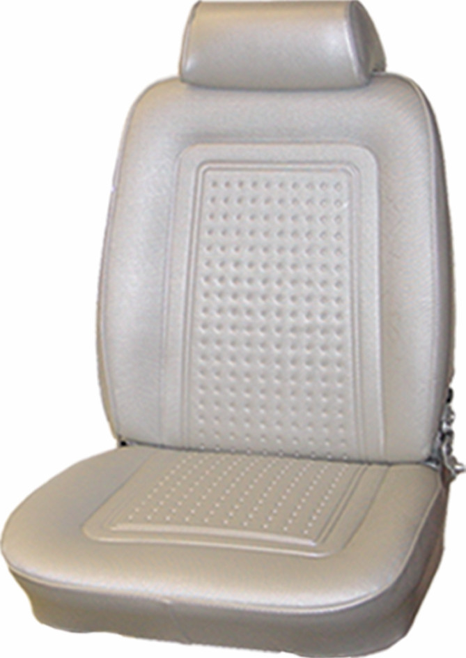Headrest Covers 1969 AMX w/zipper & 12.5" base  or w/o zipper & 10" base
