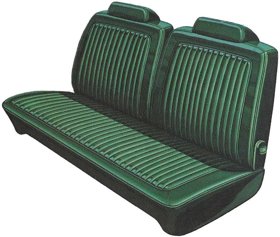 Front Split Bench Seat Cover 1974-1976 Dart Swinger Swinger "Special" & Scamp