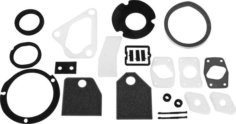 Firewall Gaskets 73-74 A Body w/o AC & w/Wiper Pivots