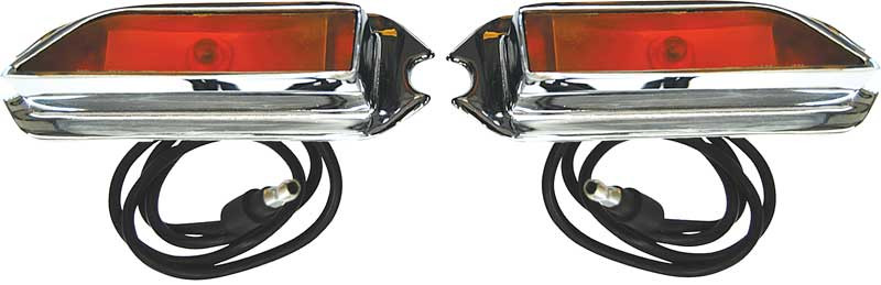 Hood Mounted Turn Signal Lens Assemblies 70 Roadrunner & GTX