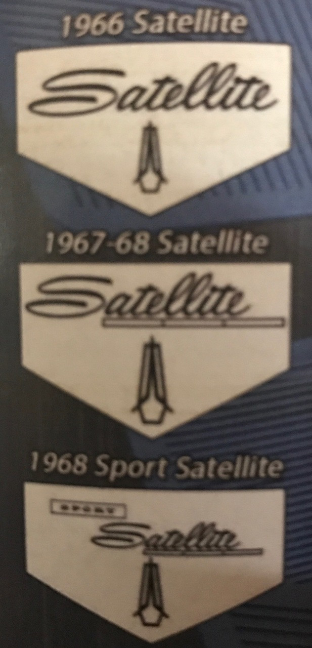 "Custom Vintage" B Body Floor Mats Rubber 66-68 Satellite