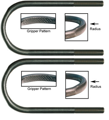 U Bolts Rear End Housing All Mopar