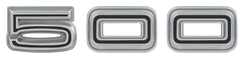 Letters Quarter Panel 67 Coronet 500 "500"